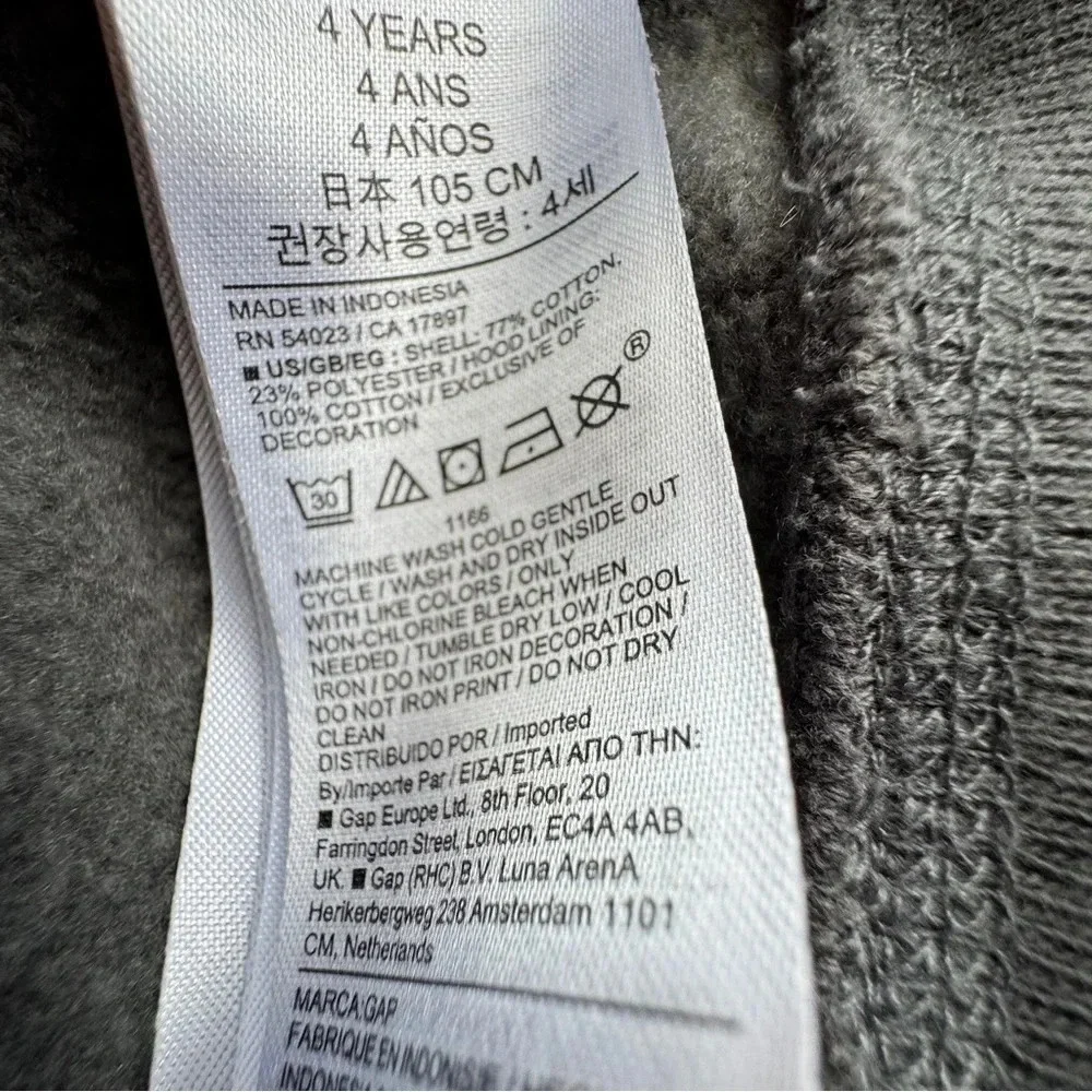 Gap x Disney Mickey Mouse || Grey Hoodie Size 4